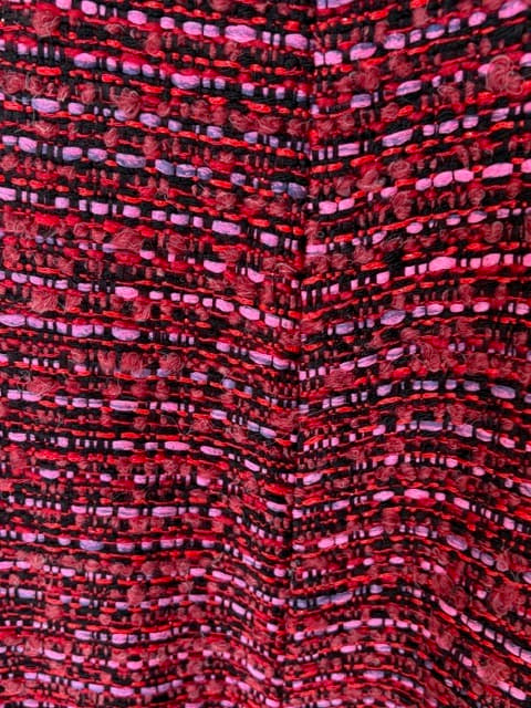 Jupe à volant en tweed fabriquée en France