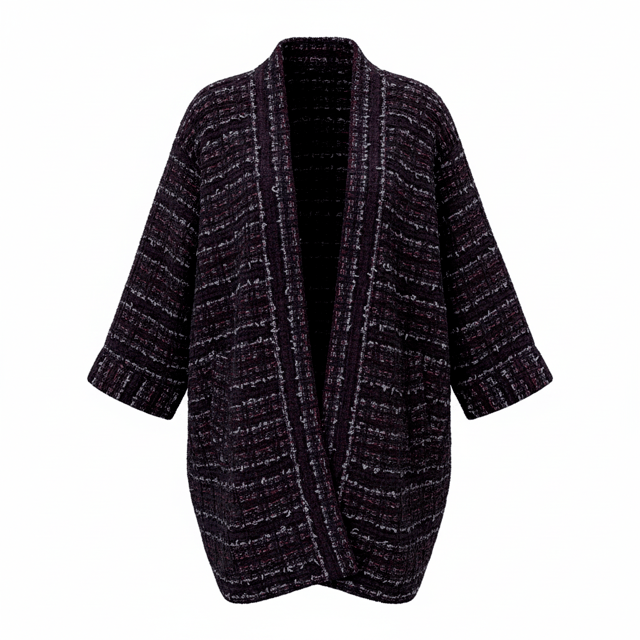 Kimono en tweed