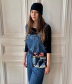 Pochette ceinture Eugénie en tweed multicolore