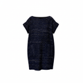 Robe marinière en tweed tissé et fabriquée en France