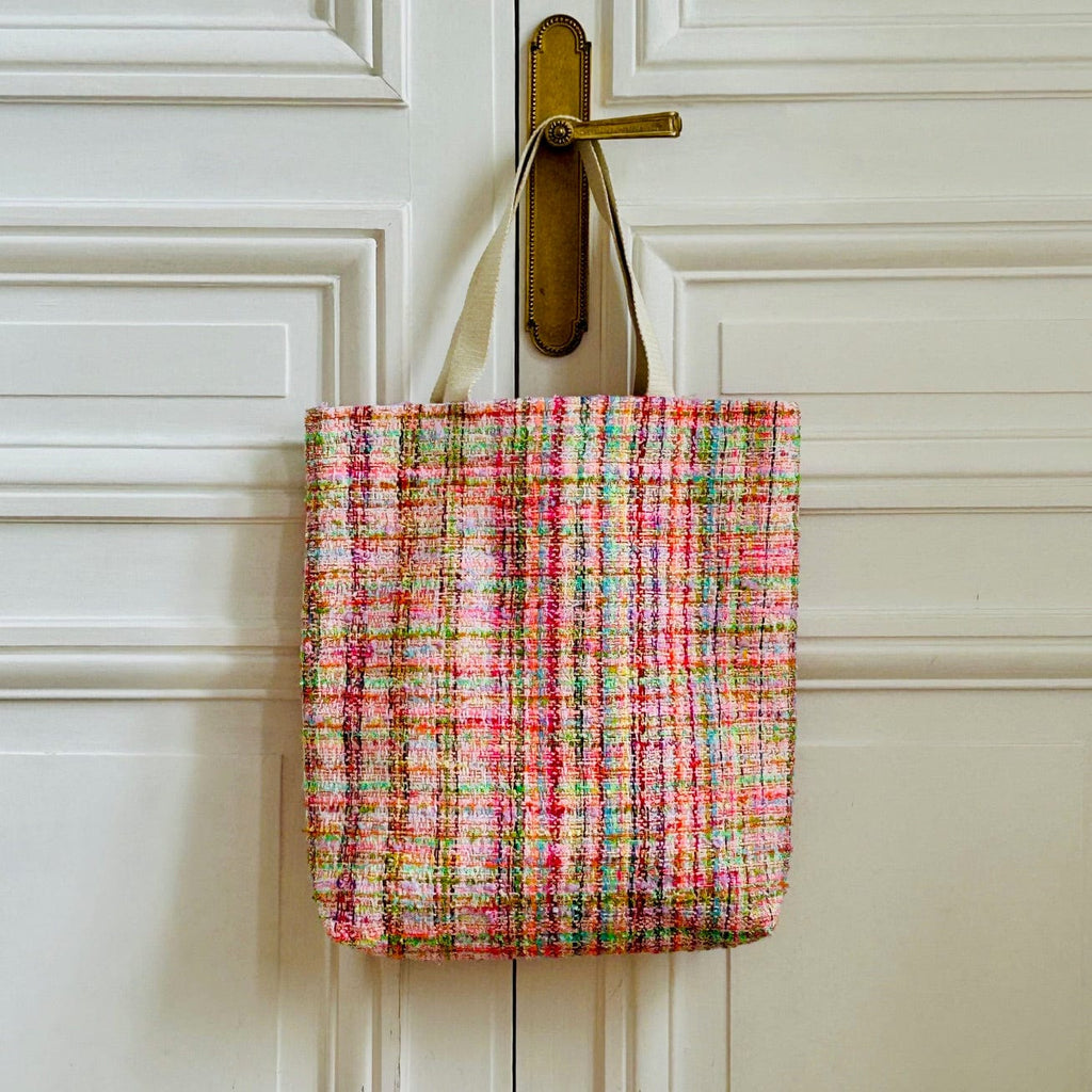 Sac Vivien en tweed multicolore tissé et fabriqué en France