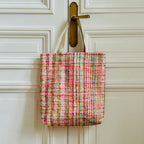 Sac Vivien en tweed multicolore tissé et fabriqué en France
