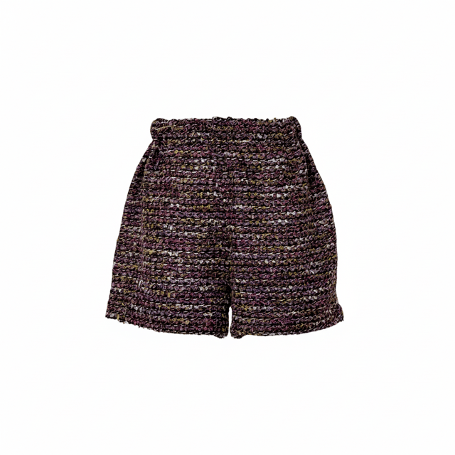 Short en tweed fabriqué en France