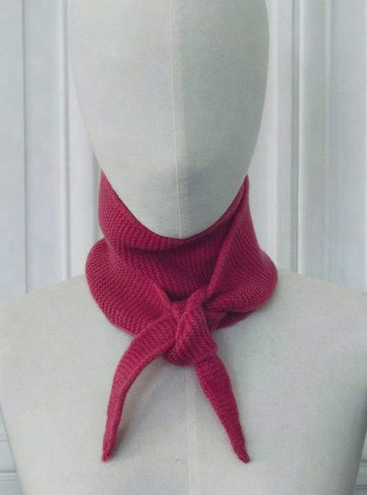 Pointe 100% laine rose vif