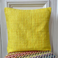 Coussin 50x50cm en tweed tissé et fabriqué en France