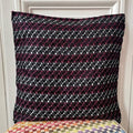 Coussin 50x50cm en tweed tissé et fabriqué en France