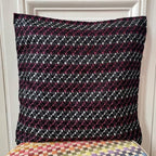 Coussin 50x50cm en tweed tissé et fabriqué en France