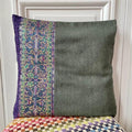 Coussin 50x50cm en tweed tissé et fabriqué en France