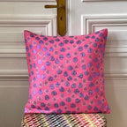 Coussin 50x50cm en tweed tissé et fabriqué en France