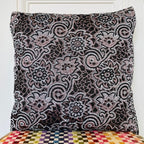 Coussin 50x50cm en tweed tissé et fabriqué en France