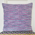 Coussin 50x50cm en tweed tissé et fabriqué en France