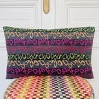 Coussin 65x40 cm en tweed tissé et fabriqué en France