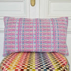 Coussin 65x40 cm en tweed tissé et fabriqué en France