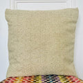 Coussin 50x50cm en tweed tissé et fabriqué en France