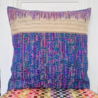 Coussin 50x50cm en tweed tissé et fabriqué en France