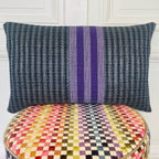 Coussin 65x40 cm en tweed tissé et fabriqué en France