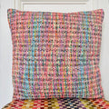 Coussin 50x50cm en tweed tissé et fabriqué en France