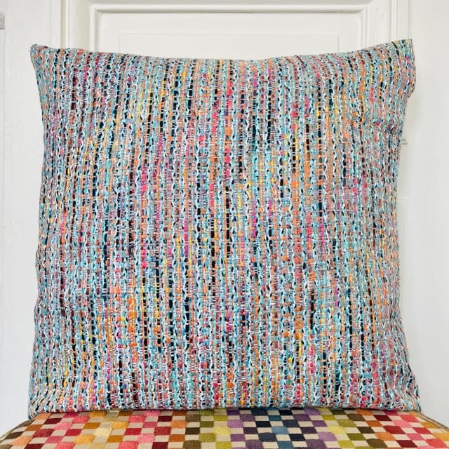 Coussin 50x50cm en tweed tissé et fabriqué en France