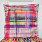 Coussin 50X50 cm en tweed tissé et fabriqué en France