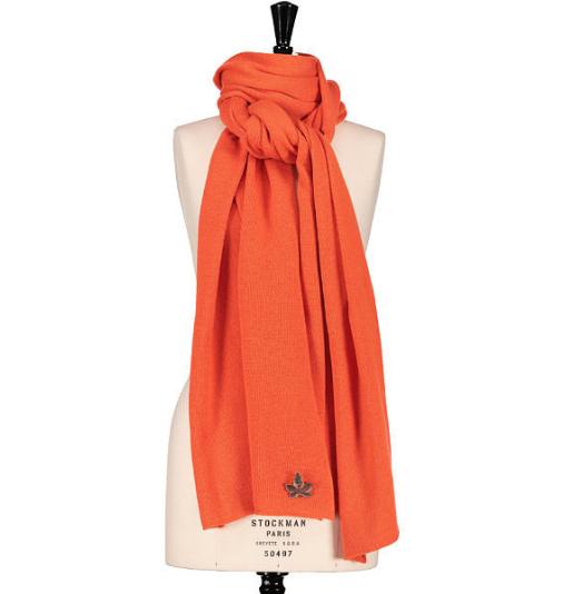 Echarpe Evesome 250x60 cm maille serrée 100% cachemire - Evesome scarf 250x60 cm tight mesh 100% cashmere - 