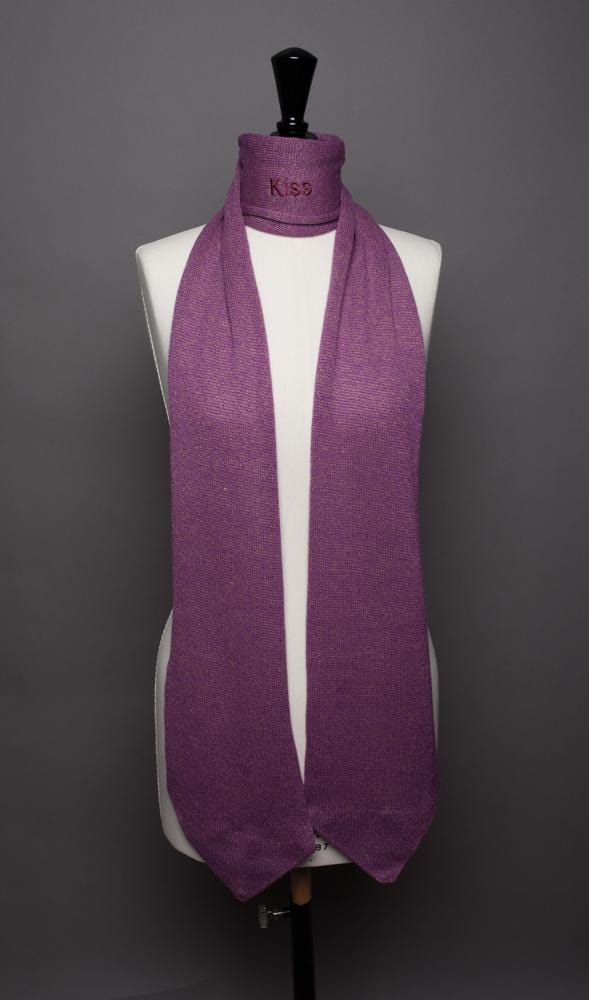 Echarpe Evesome 58% cachemire 42% lin à bouts cravate - Evesome scarf 58% cashmere 42% linen with tie ends