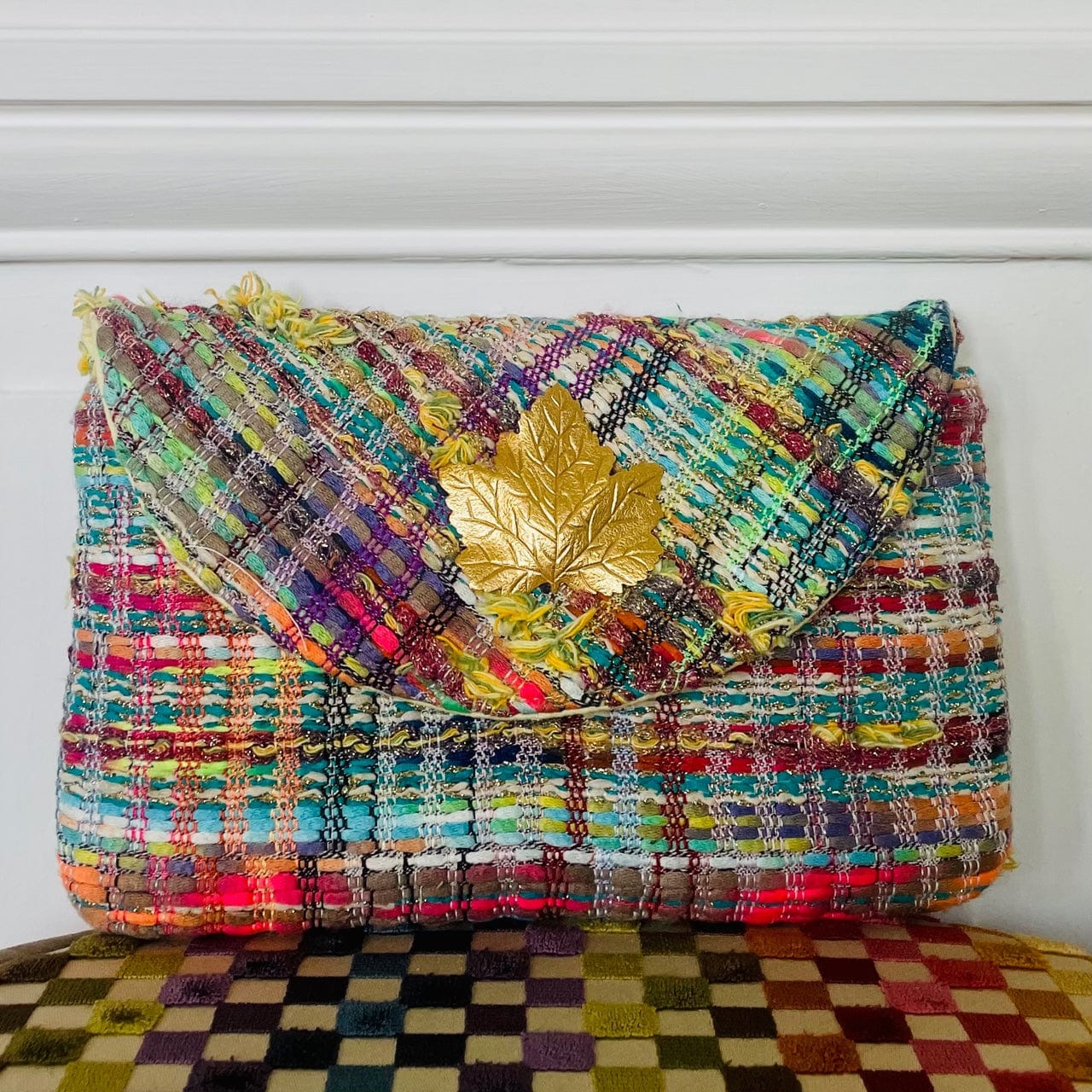 Pochette Sylvestre en tweed