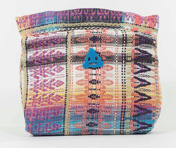 Pochette Agathe Evesome en tweed d'été - Agathe Evesome summer tweed clutch