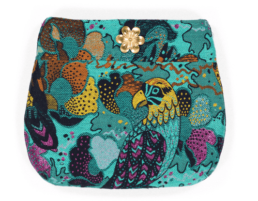 Pochette Irène Evesome en tweed d'été - Irène Evesome summer tweed clutch