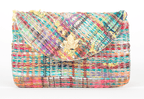 Pochette Sylvestre Evesome en tweed d'été - Sylvestre Evesome summer tweed clutch