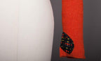 Mitaines à côtes hautes Evesome 100% cachemire avec patchs coeurs en tweed - Evesome 100% cashmere high-waisted mittens with tweed hearts patches