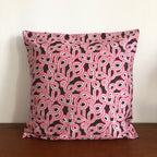 Coussin Evesome 50x50cm en denim de Liberty -  Evesome cushion 50x50cm in Liberty denim