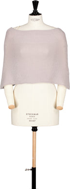 Mini poncho Evesome maille mousseuse 100% cachemire - Mini poncho Evesome 100% cashmere frothy mesh