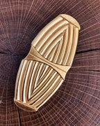 Broche Art déco dorée Evesome - Golden Art Deco Brooch Evesome