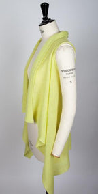 Pull Evesome sans manches double positions 58% cachemire 42% lin - Evesome sleeveless double-breasted sweater 58% cashmere 42% linen