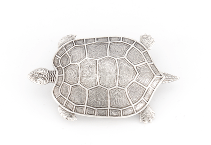 Broche Tortue Argentée Evesome - Silver Turtle Brooch Evesome