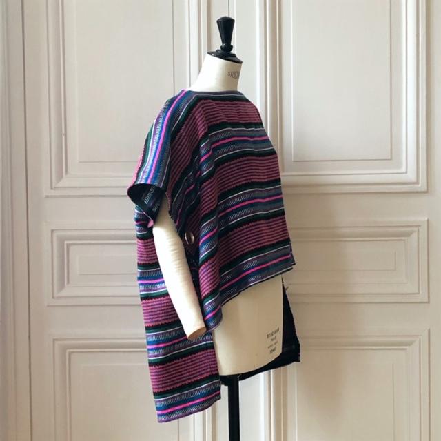 Poncho Evesome en tweed - Evesome tweed poncho