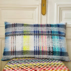Coussin 65x40 cm en tweed tissé et fabriqué en France