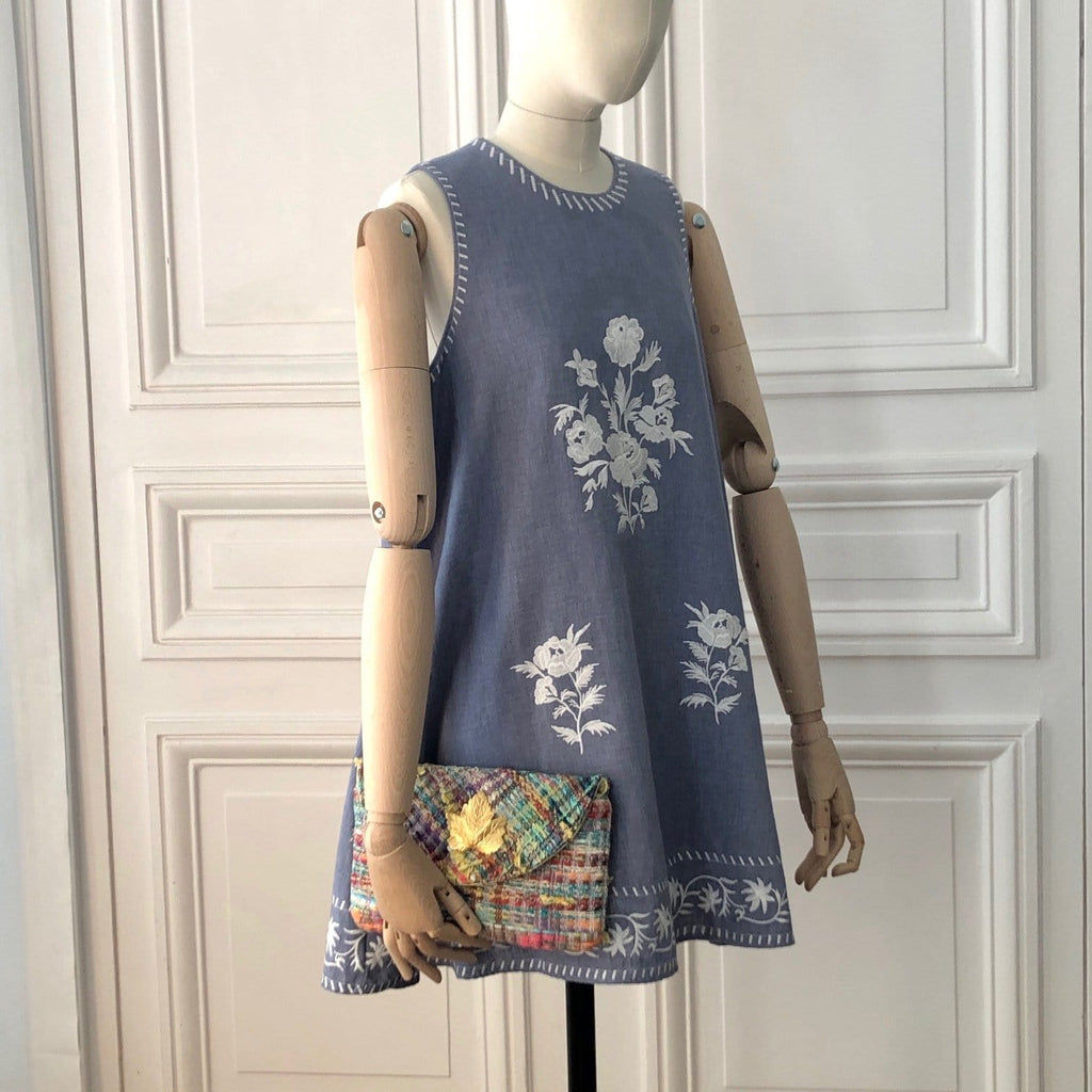 Pochette Sylvestre en tweed