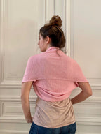 Pull bandeau 58% cachemire 42% lin