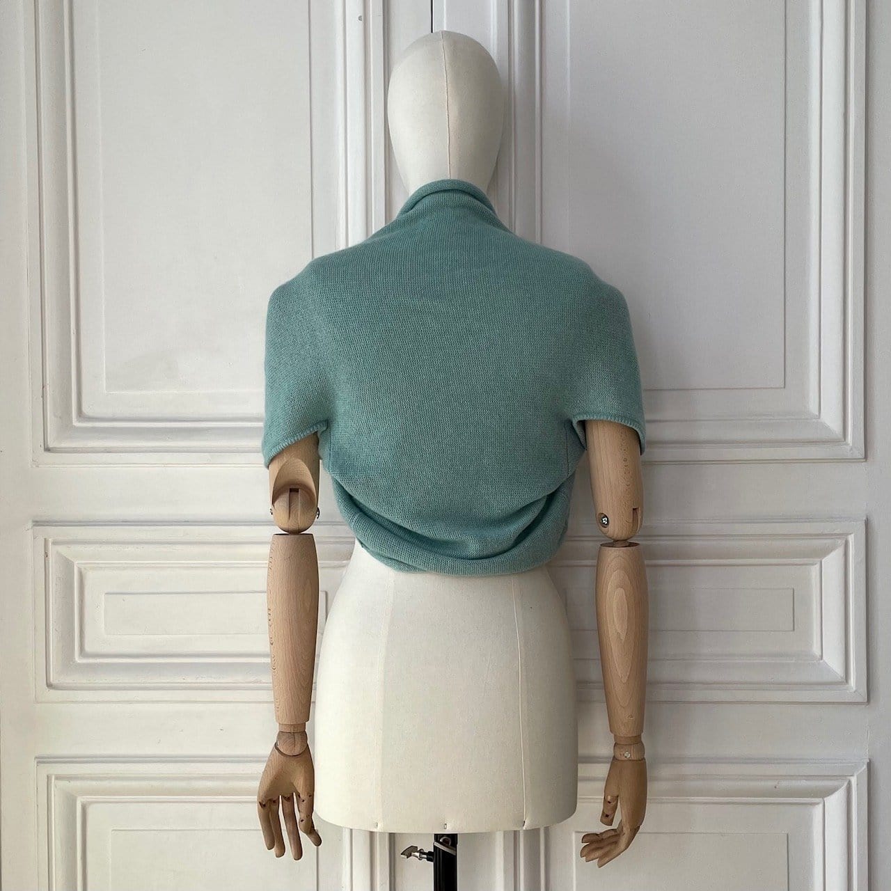 Pull bandeau 58% cachemire 42% lin