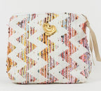 Pochette Ombeline Evesome en tweed d'été - Ombeline Evesome summer tweed clutch