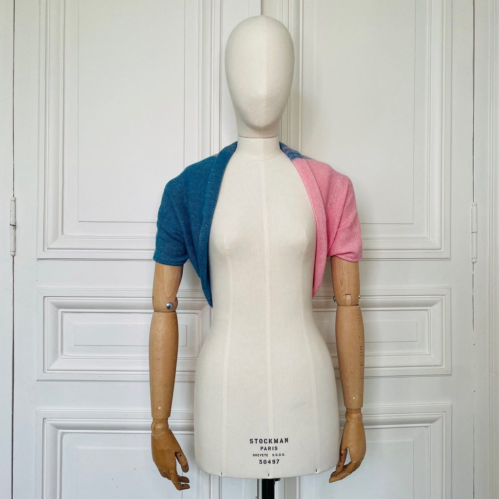 Pull bandeau 58% cachemire 42% lin