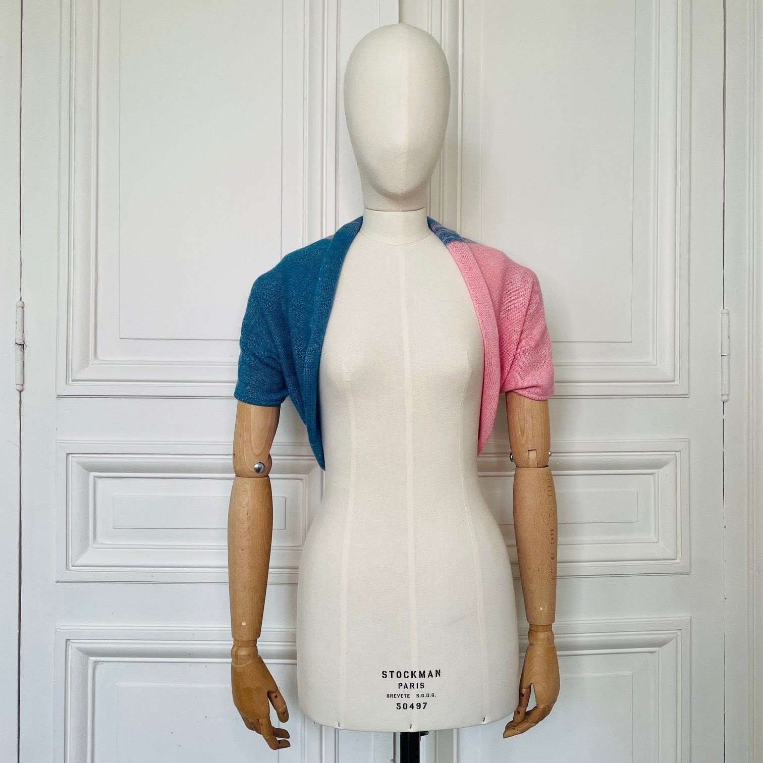 Pull bandeau 58% cachemire 42% lin
