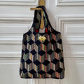 Sac Flora en tweed multicolore tissé et fabriqué en France