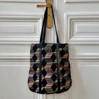 Sac Honorine en tweed multicolore tissé et fabriqué en France