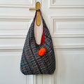 Sac Alice en tweed noir tissé et fabriqué en France