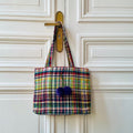Sac Vincent en tweed multicolore tissé et fabriqué en France