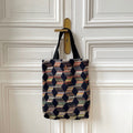 Sac Vivien en tweed multicolore tissé et fabriqué en France