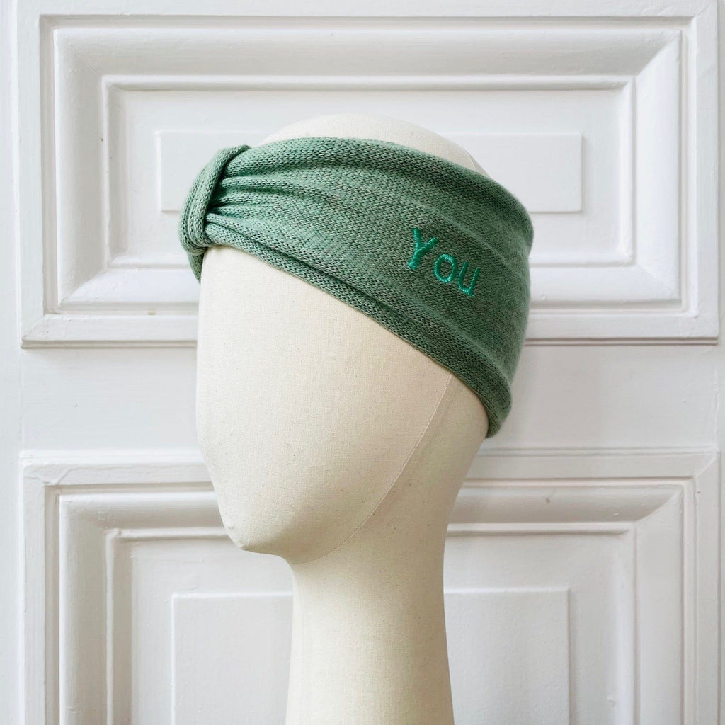 Bandeau 58% cachemire 42% lin